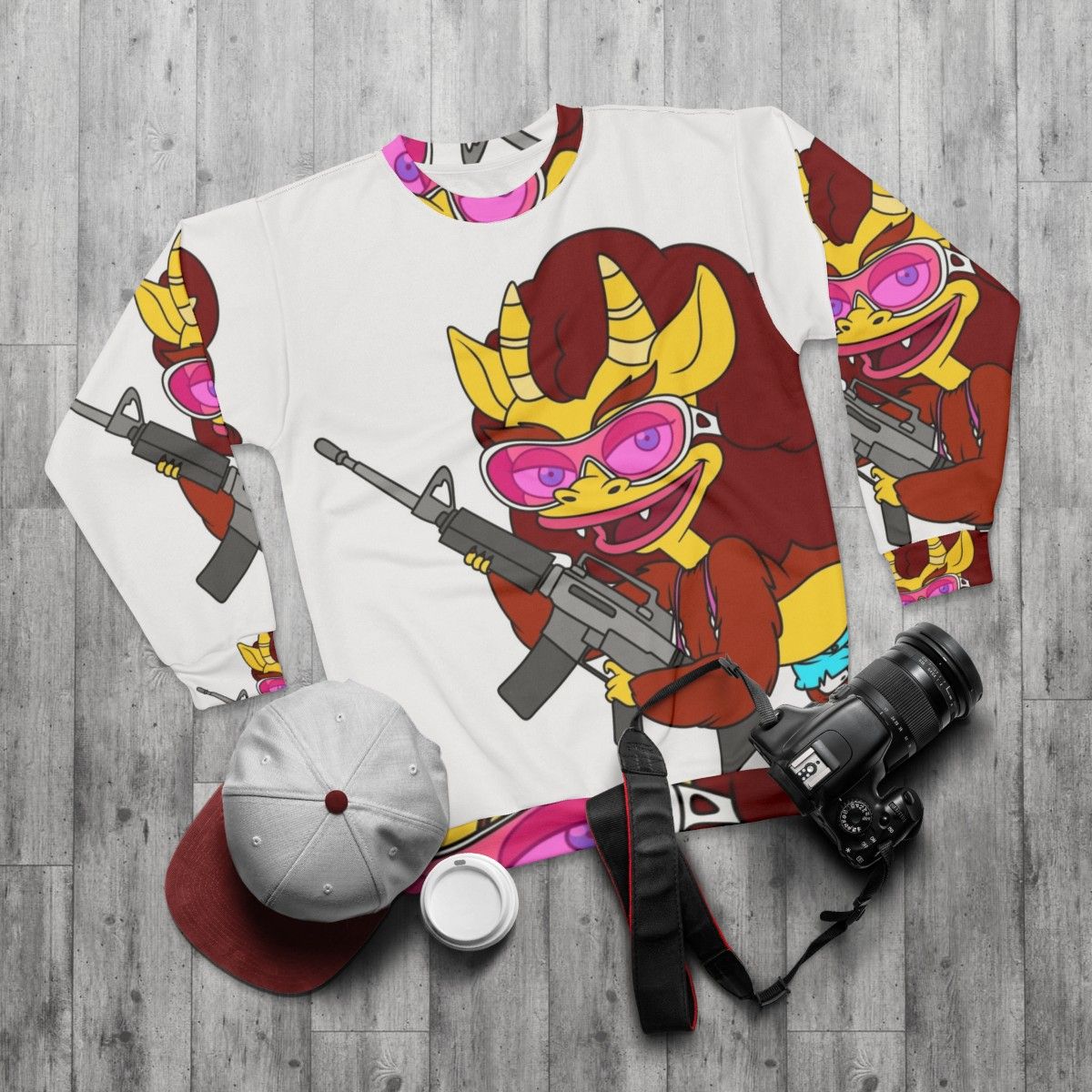 Big Mouth Connie Sweatshirt - flat lay