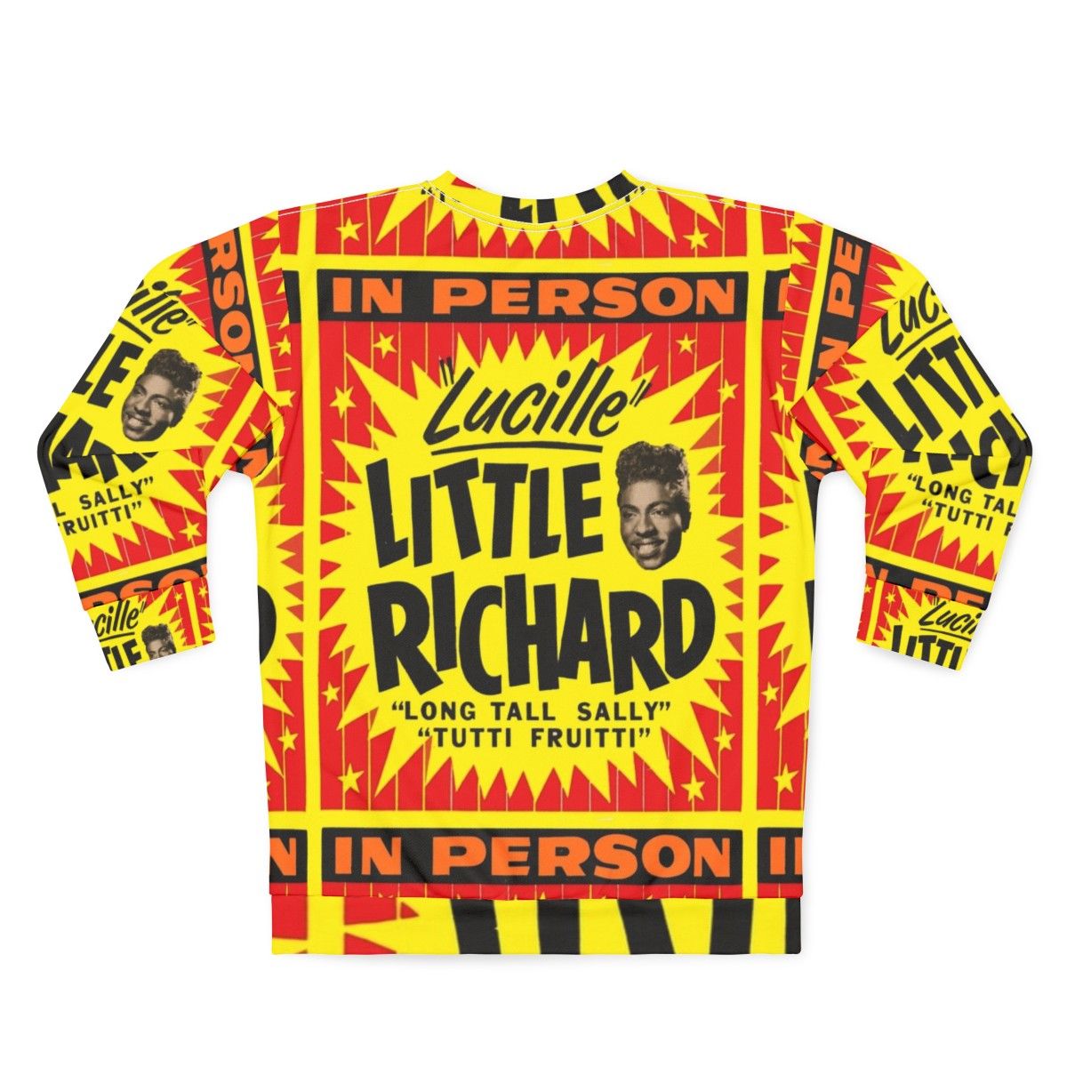 Little Richard - Rock N Roll Superstar Sweatshirt - Back