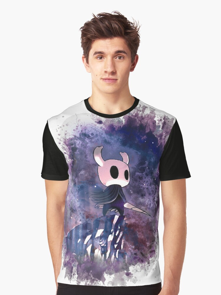 Hollow Knight graphic t-shirt featuring the protagonist of the popular indie video game - Men