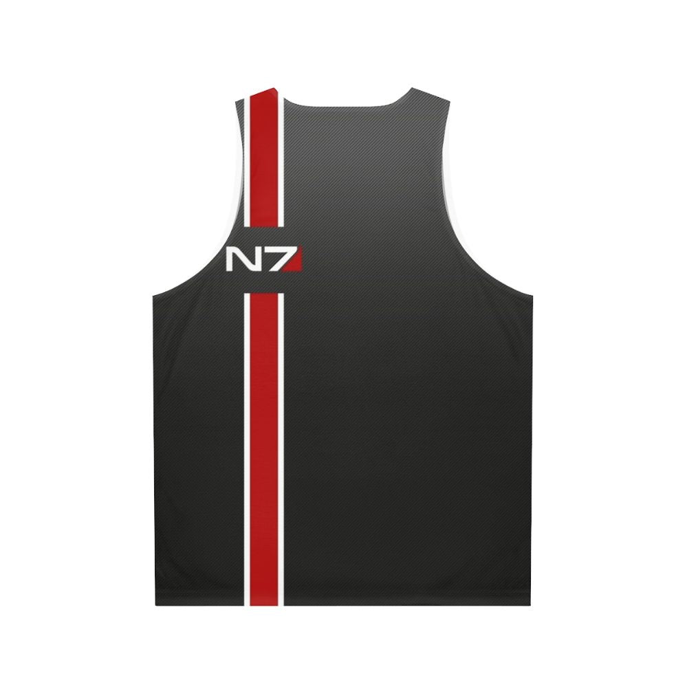 Mass Effect N7 Iconic Unisex Gaming Tank Top - Back