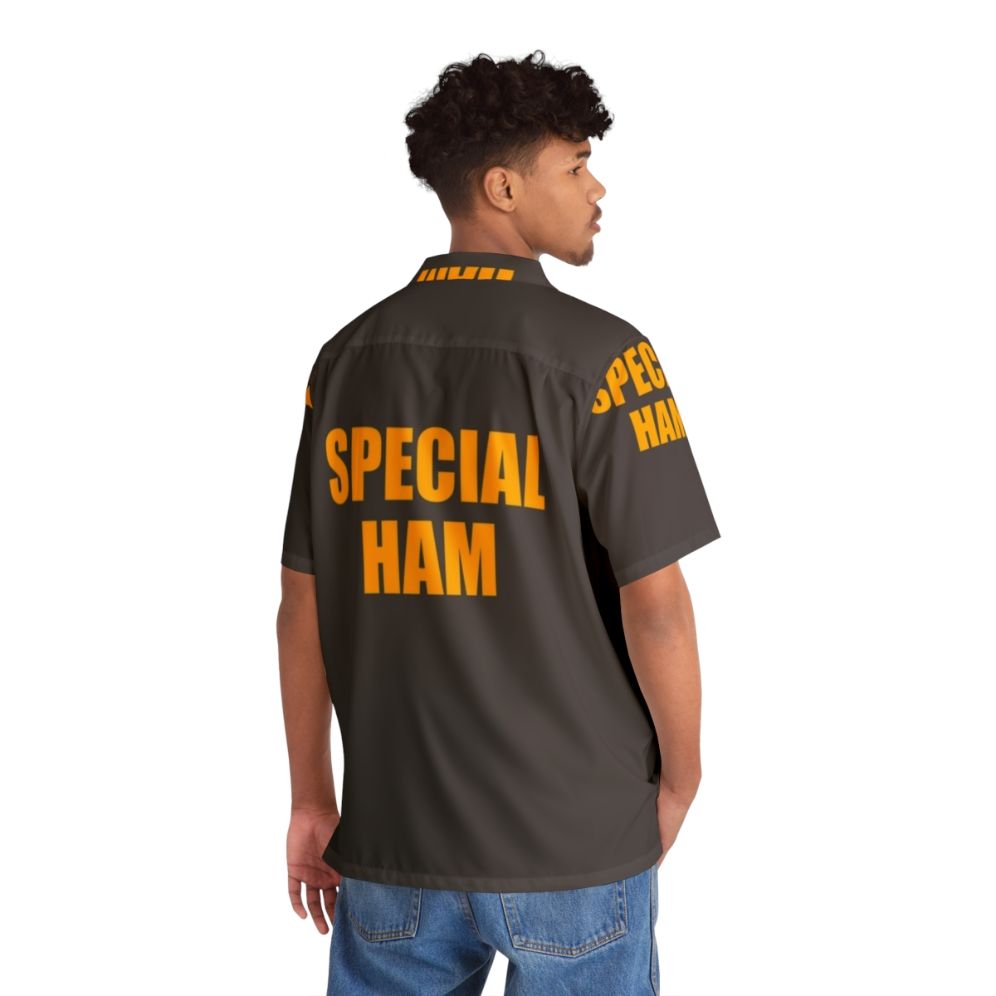 Vintage style Hawaiian shirt featuring Icarly's Penny and special ham - People Back