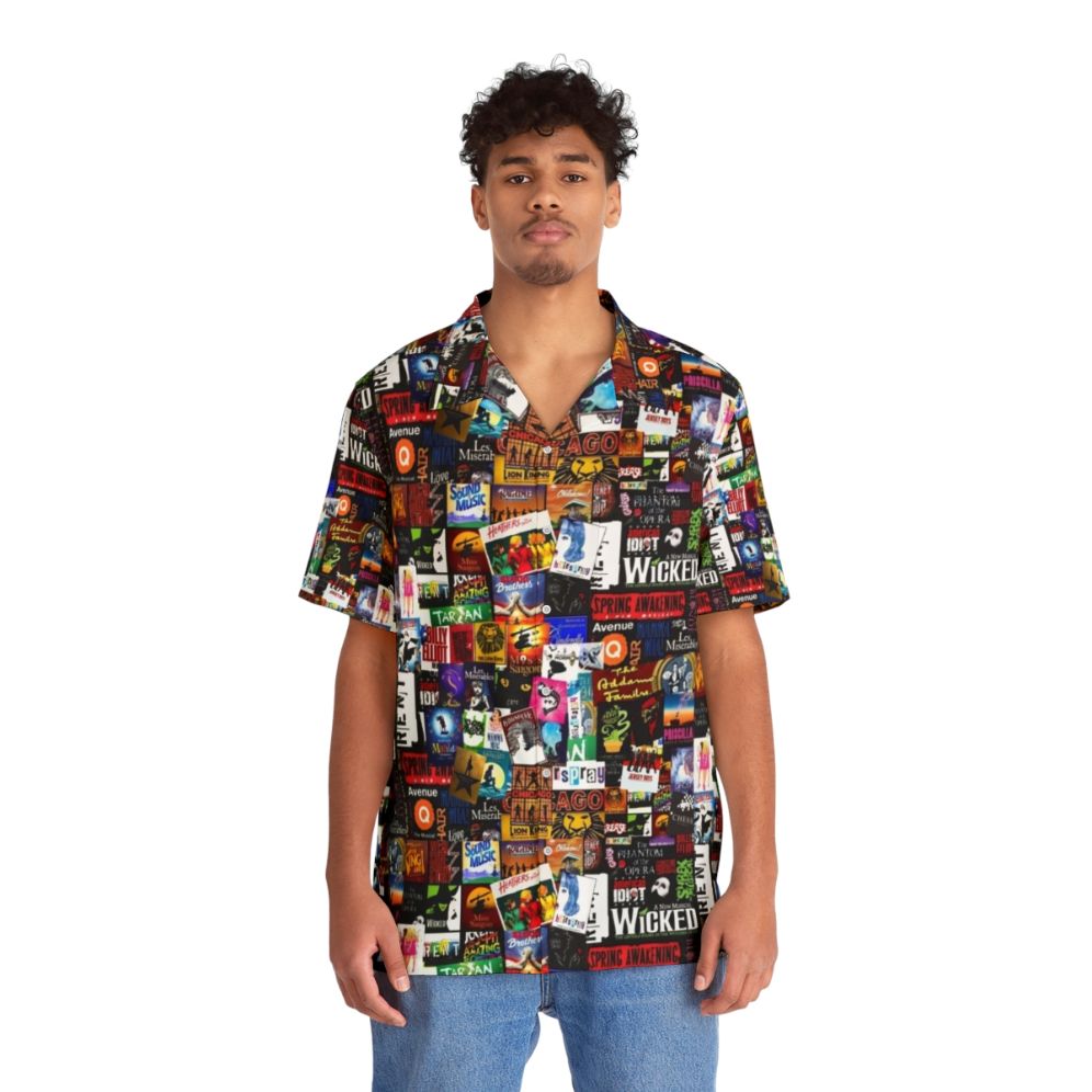 Musicals Collage Hawaiian Shirt for Performing Arts Enthusiasts - People Front