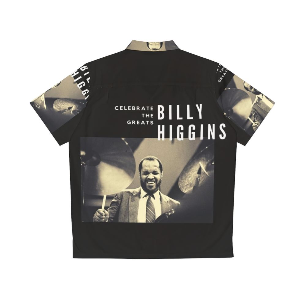 Jazz drummer Billy Higgins Hawaiian shirt - Back