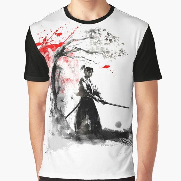 Japanese Samurai Graphic T-Shirt - Celebrate the rich culture of Japan