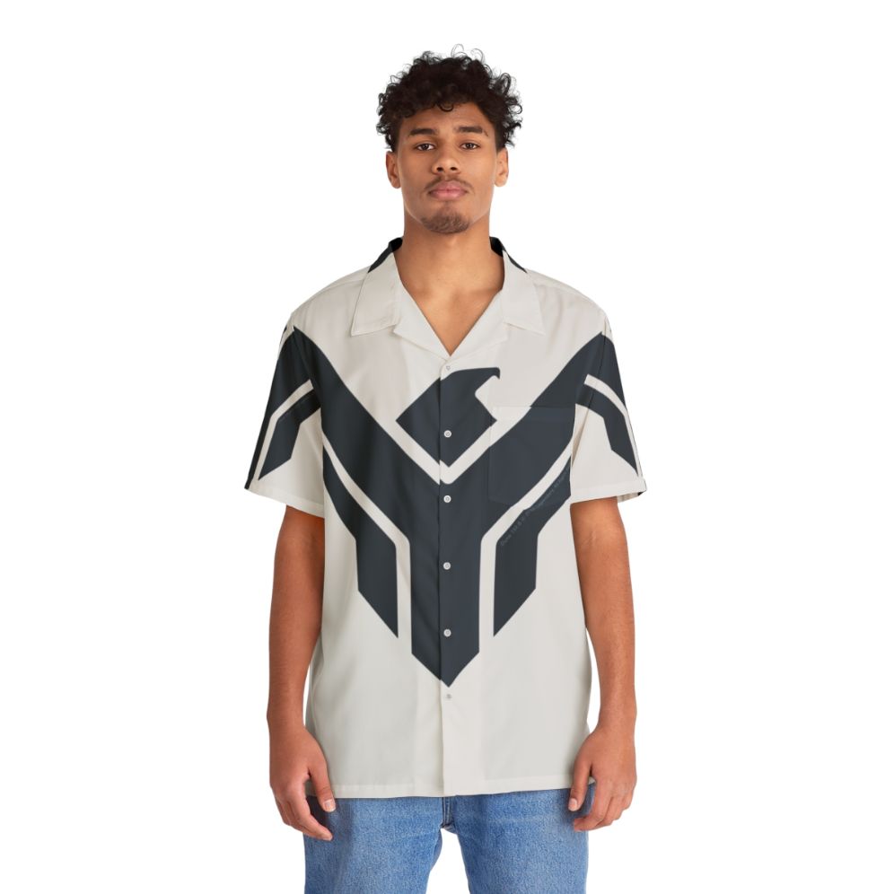 Dune House Atreides Light Hawaiian Shirt - People Front