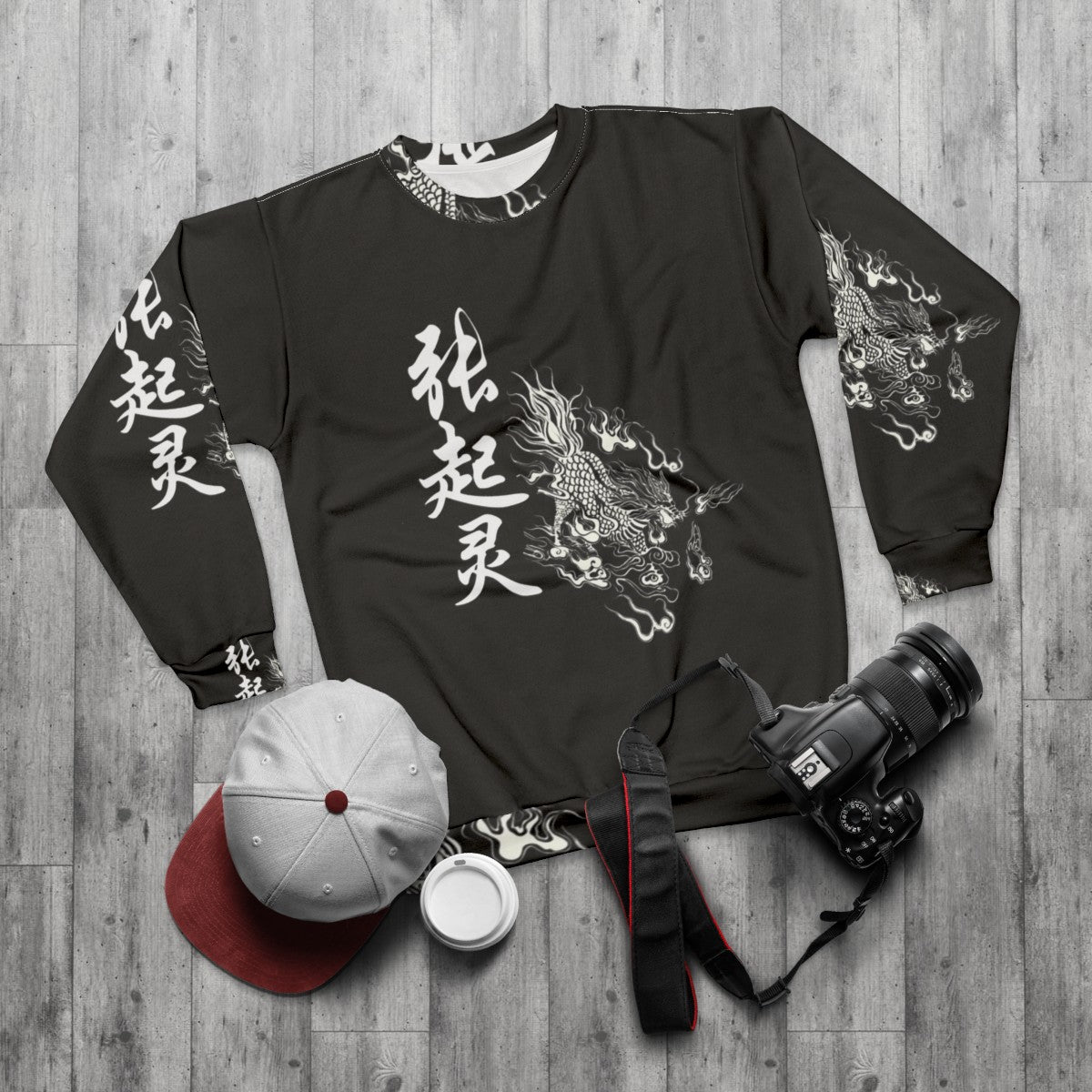 Zhang Qiling DMBJ Chinese Literature Sweatshirt - flat lay