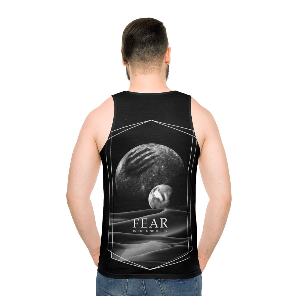 Dune movie inspired unisex tank top - men back