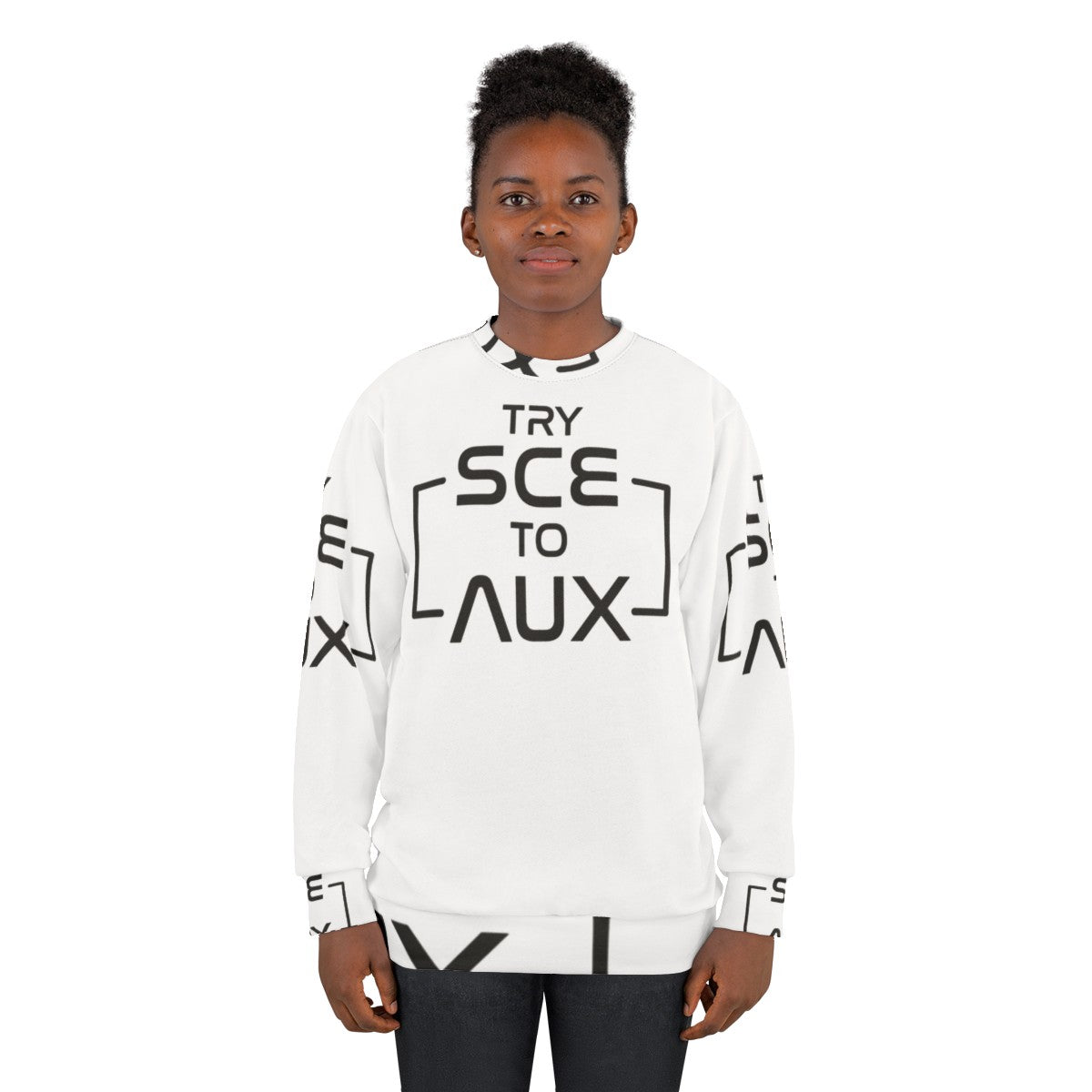 Vintage NASA "Try Sce to Aux" Apollo anniversary sweatshirt - women