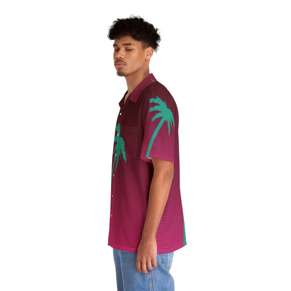 Hotline Miami Palmtree Hawaiian Shirt - People Left