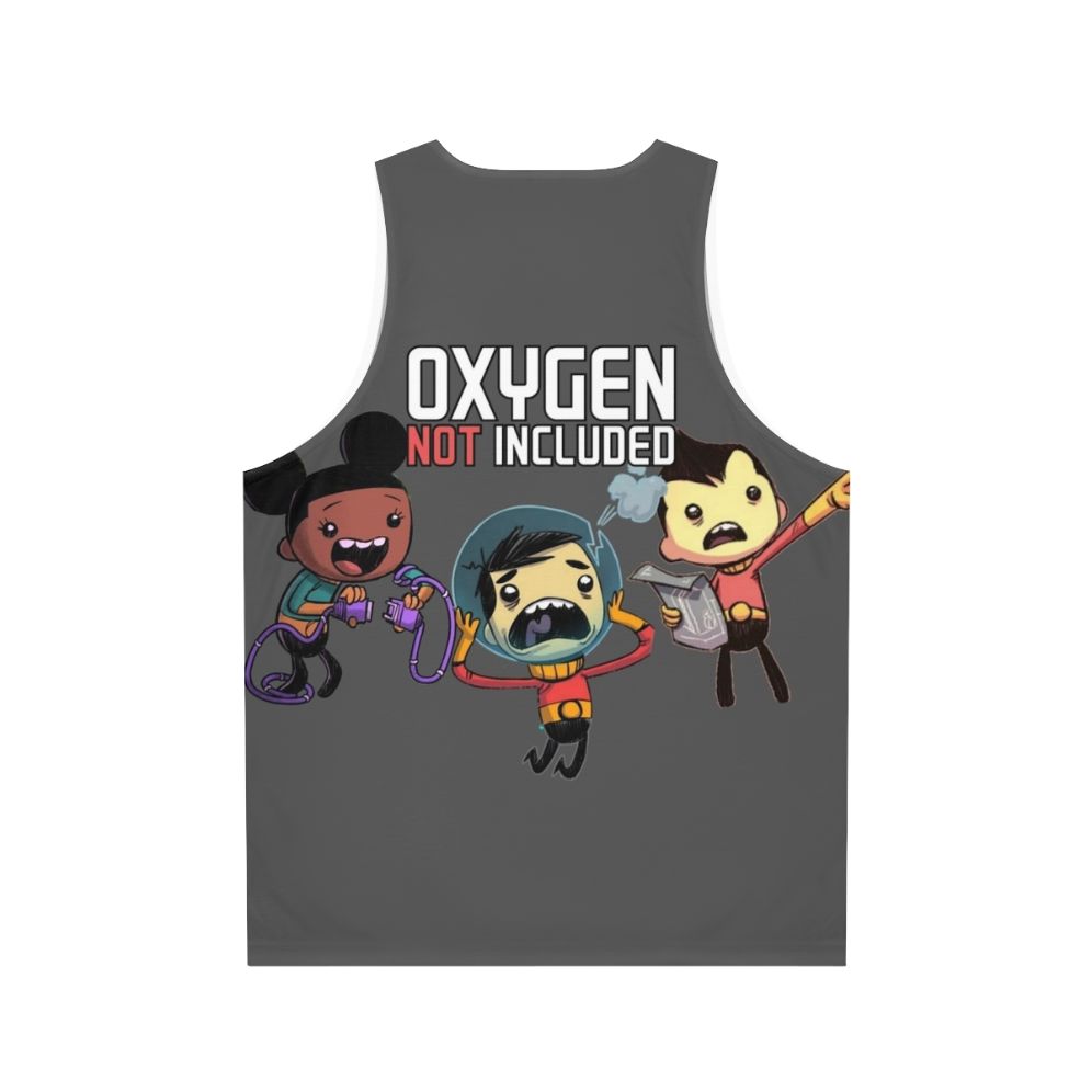 Oxygen Not Included Unisex Gaming Tank Top - Back