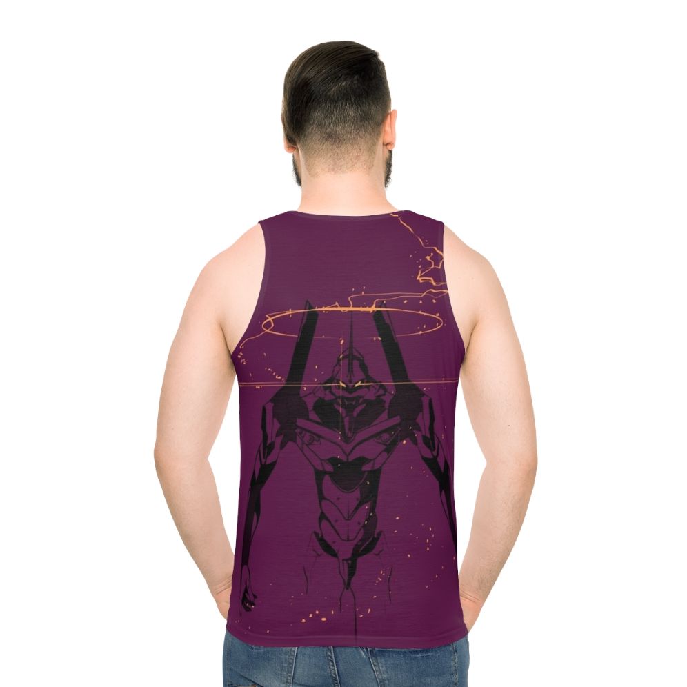 Neon Genesis Evangelion Unit 01 Unisex Tank Top - men back