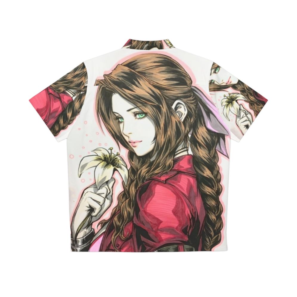 Aerith's Fantasy Hawaiian Shirt - Final Fantasy VII Inspired - Back