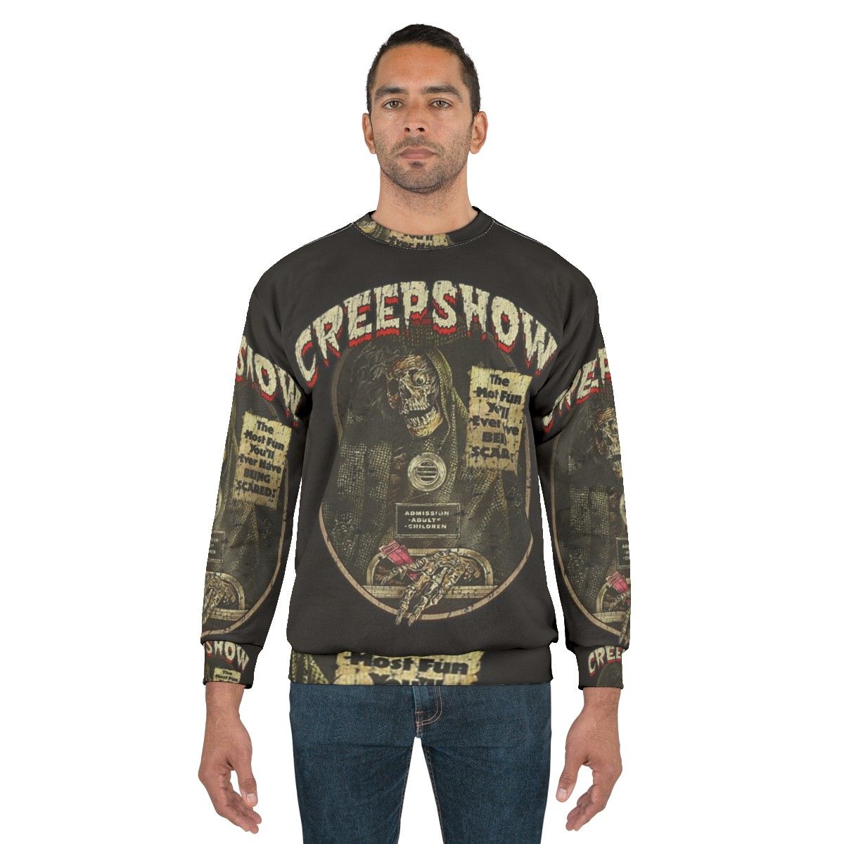 Creepshow (1982) vintage horror movie themed sweatshirt - men