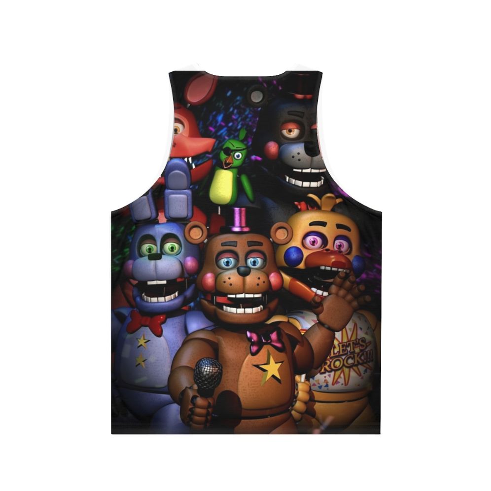 FNAF Security Breach Unisex Horror Gaming Tank Top - Back