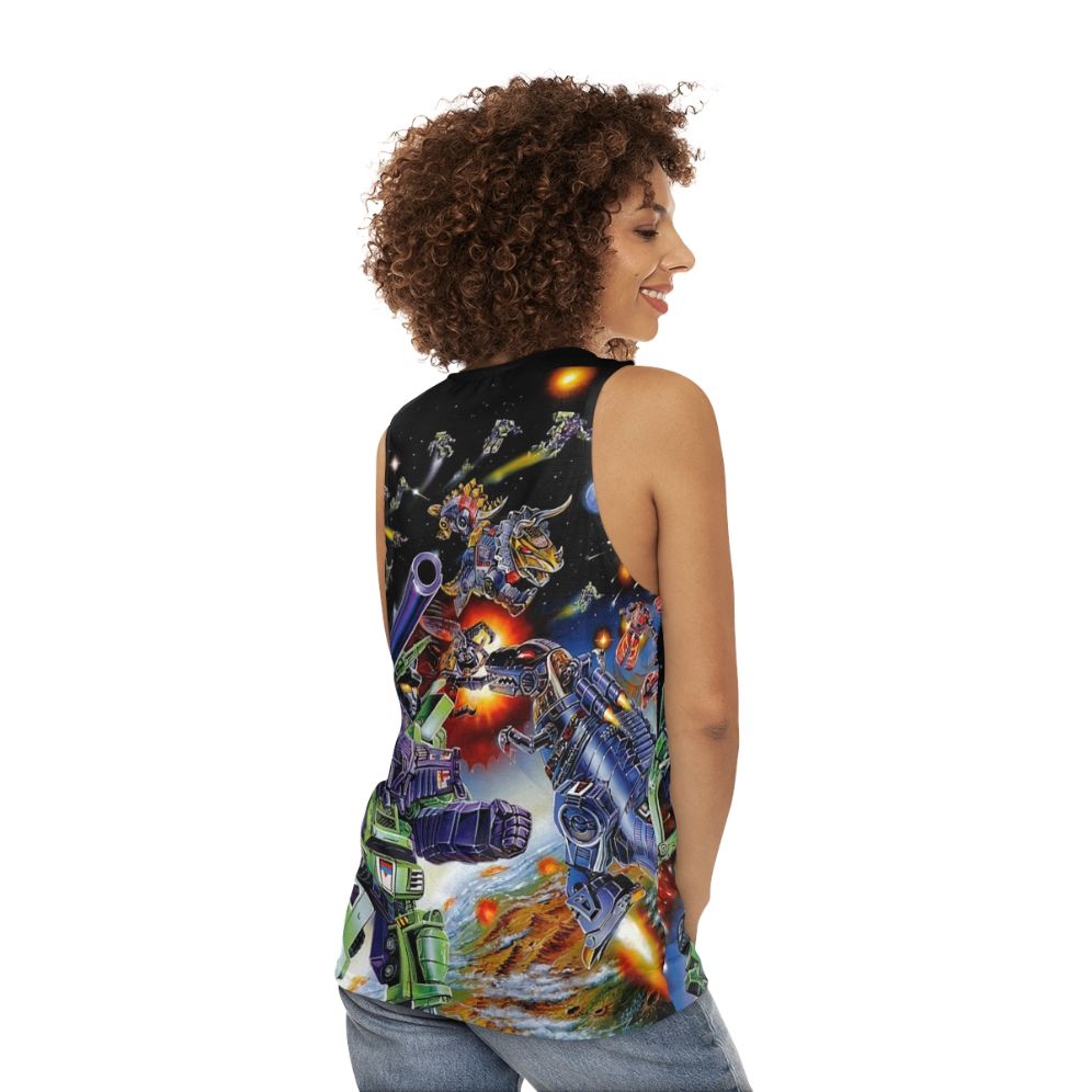 Transformers G1 Unisex Tank Top - women back