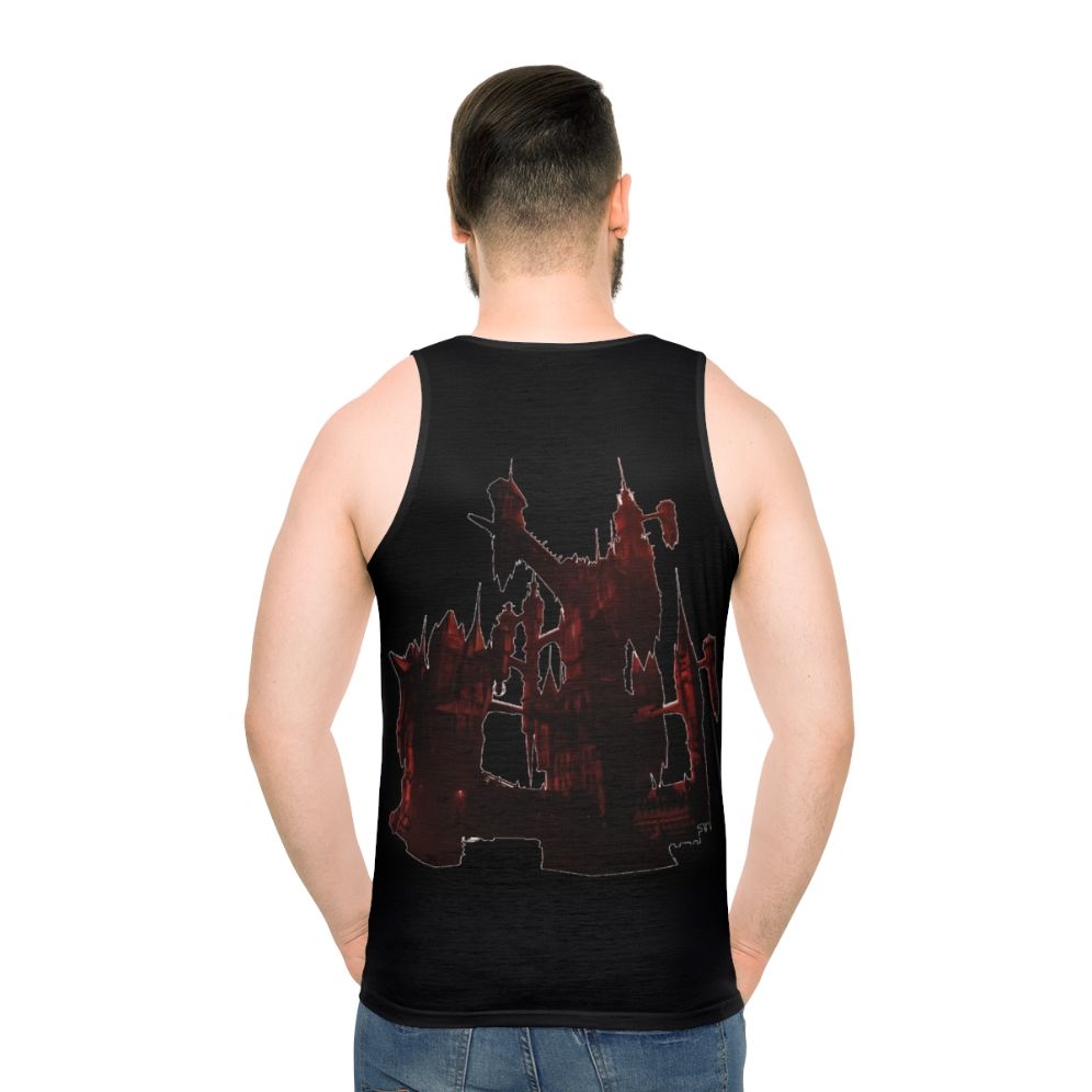 Castlevania Classic Unisex Tank Top - men back