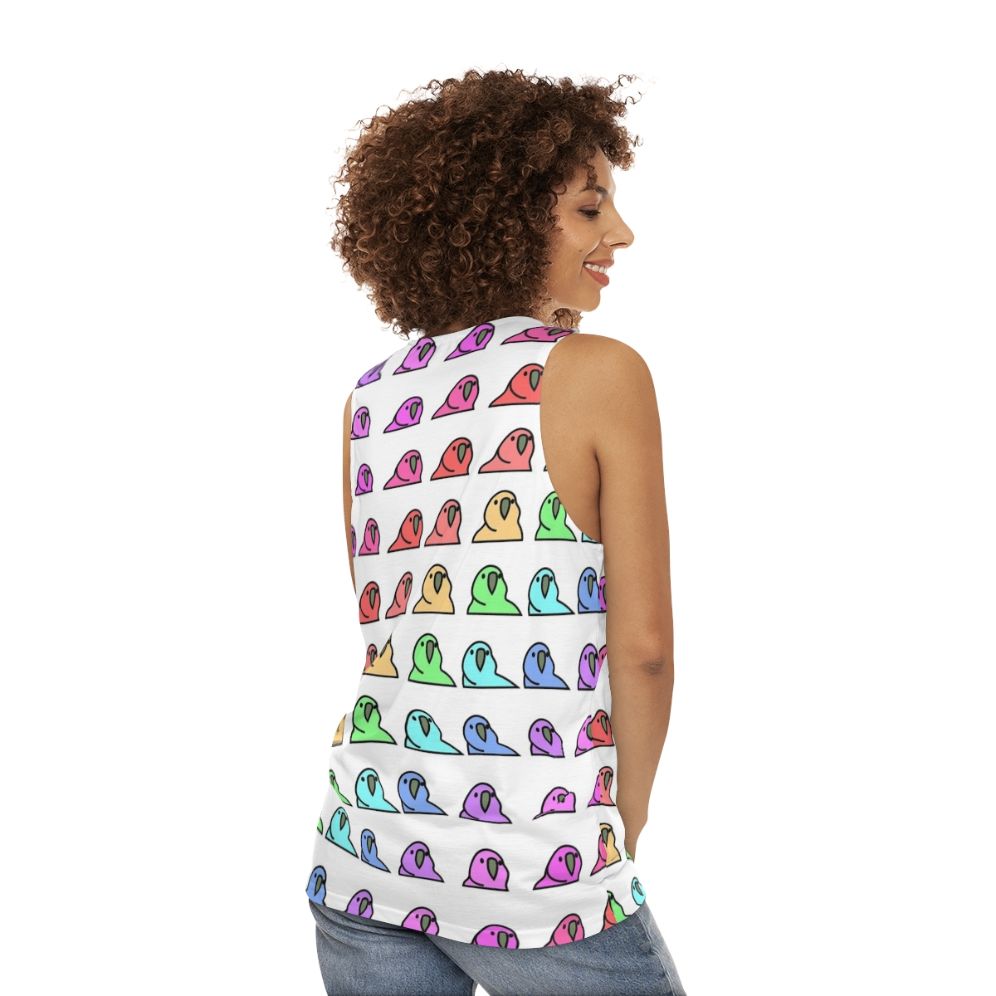 Partyparrot Conga Party Unisex Tank Top - women back