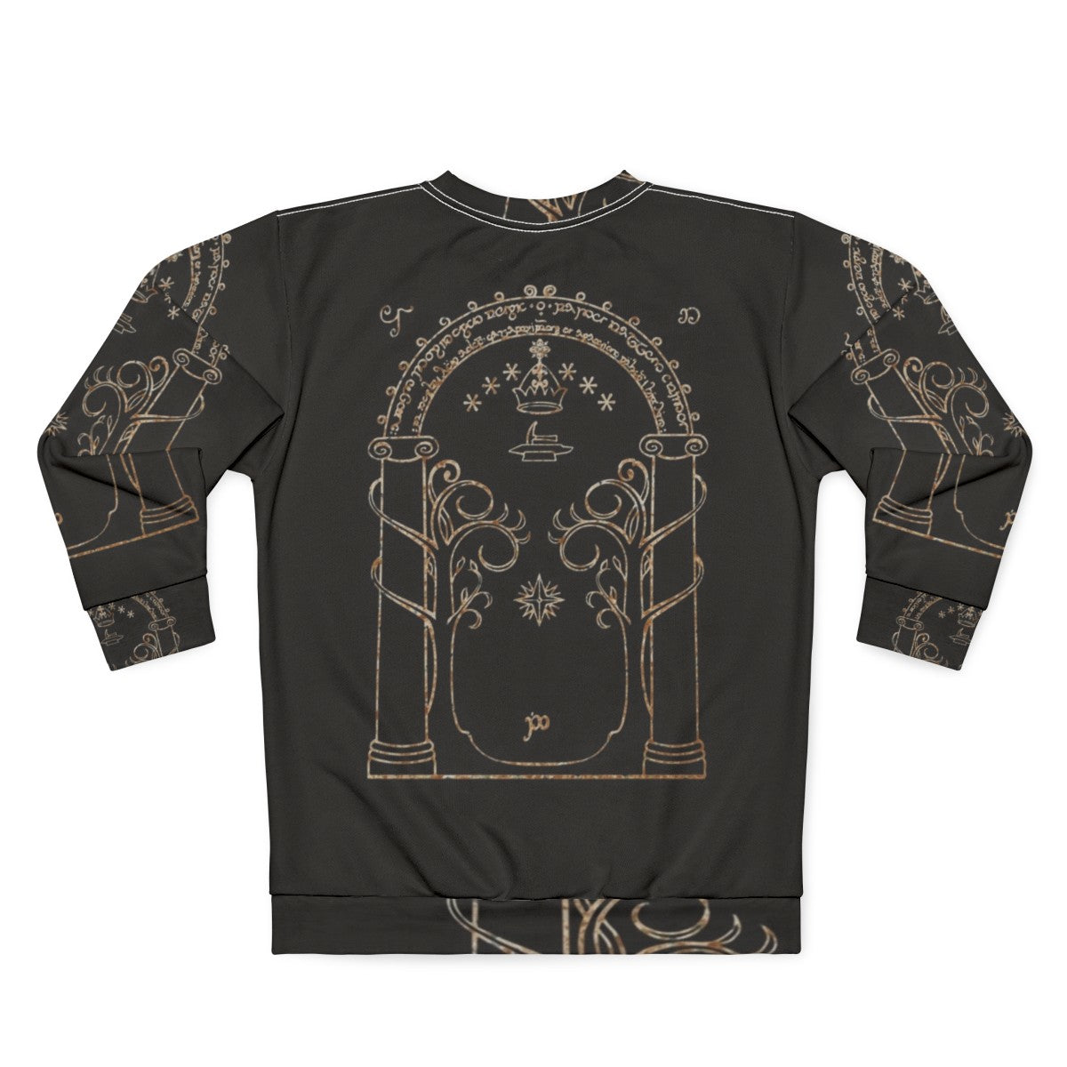 Gates Of Moria Lord Of The Rings Fantasy Sweatshirt - Back