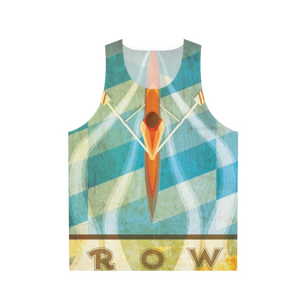 Sculling unisex tank top