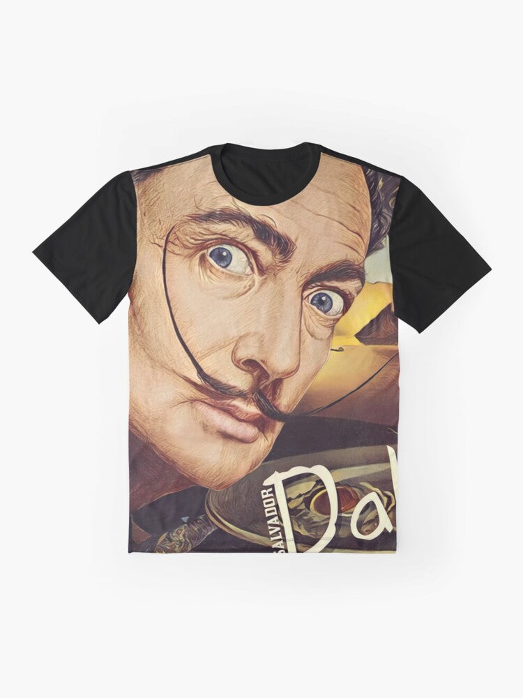 Salvador Dali surrealist graphic t-shirt - Flat lay