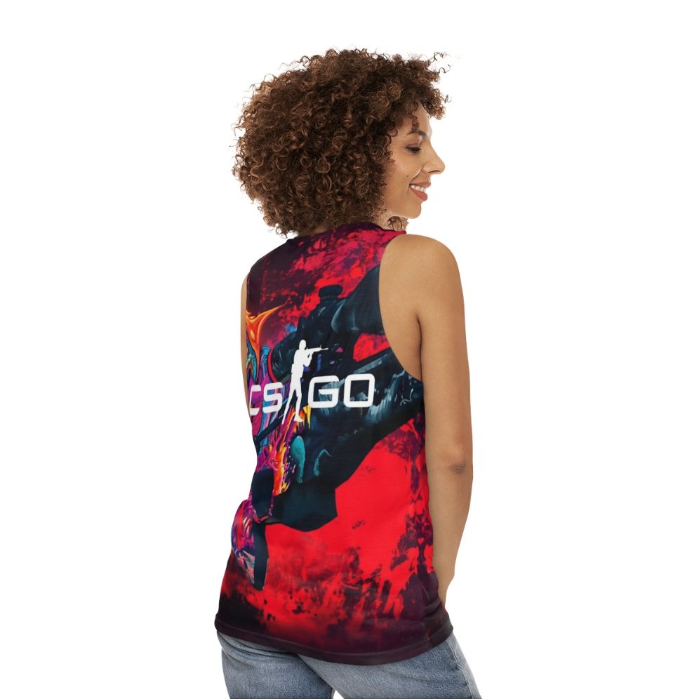 Hyper Beast CSGO Unisex Tank Top - women back