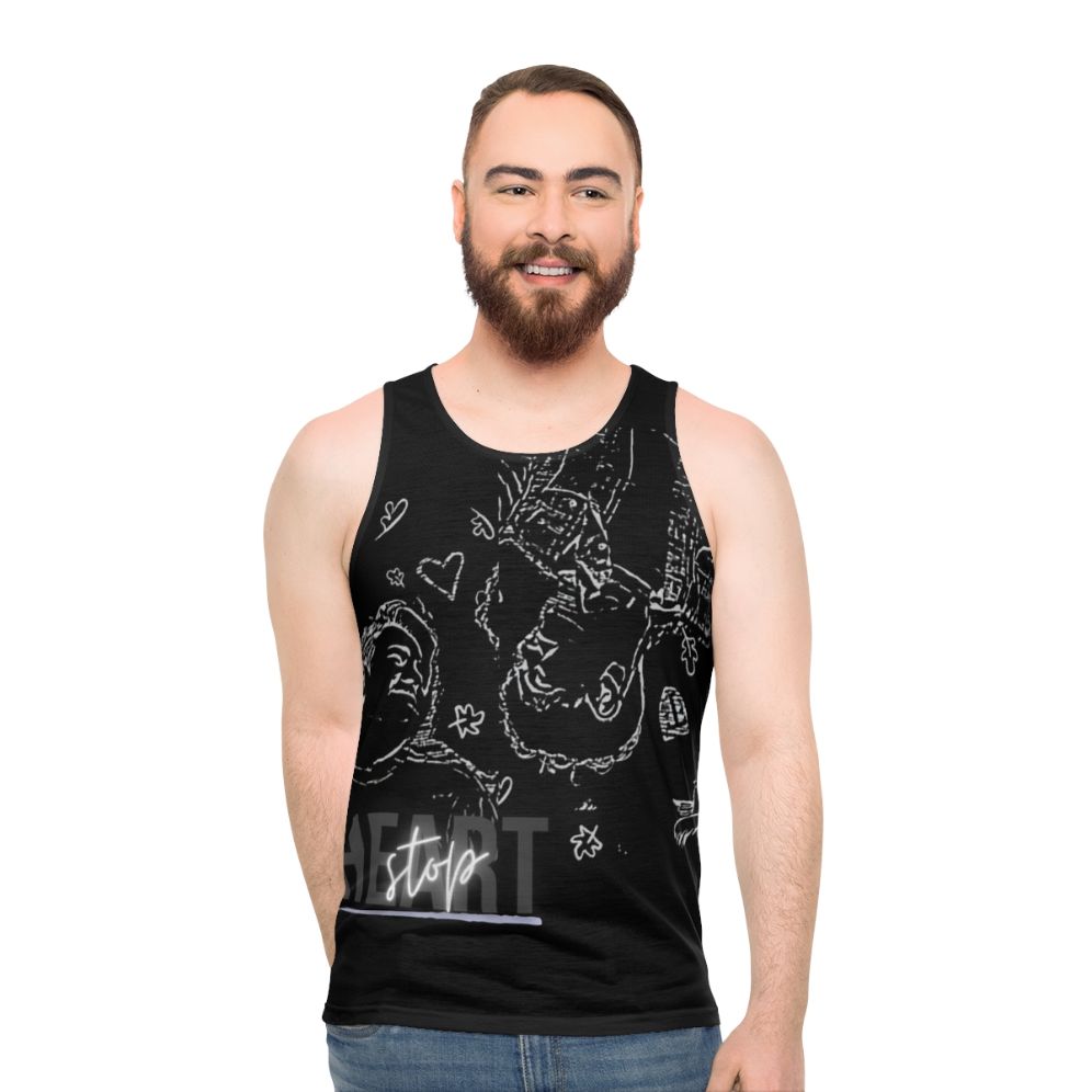 Heartstopper-inspired unisex tank top - men