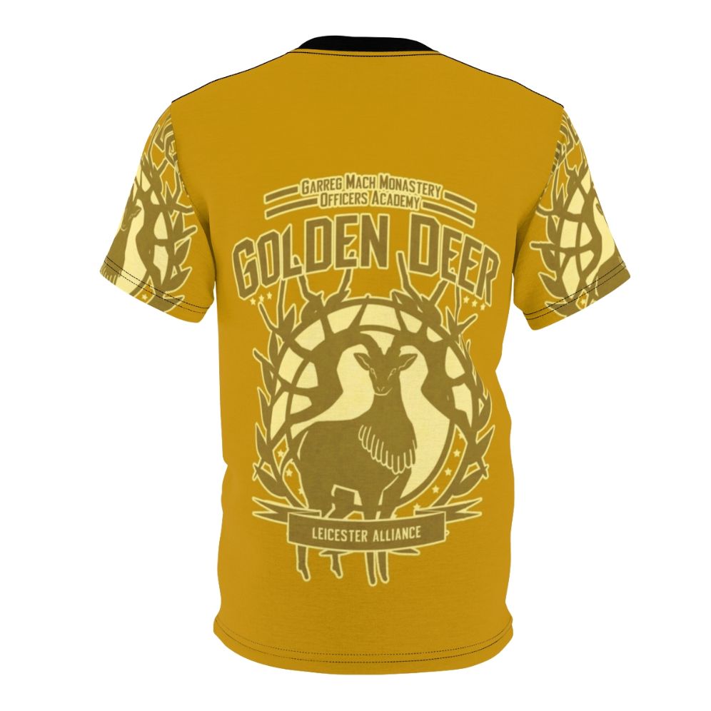 Custom Golden Deer-themed t-shirt featuring fire emblem three houses design - Back