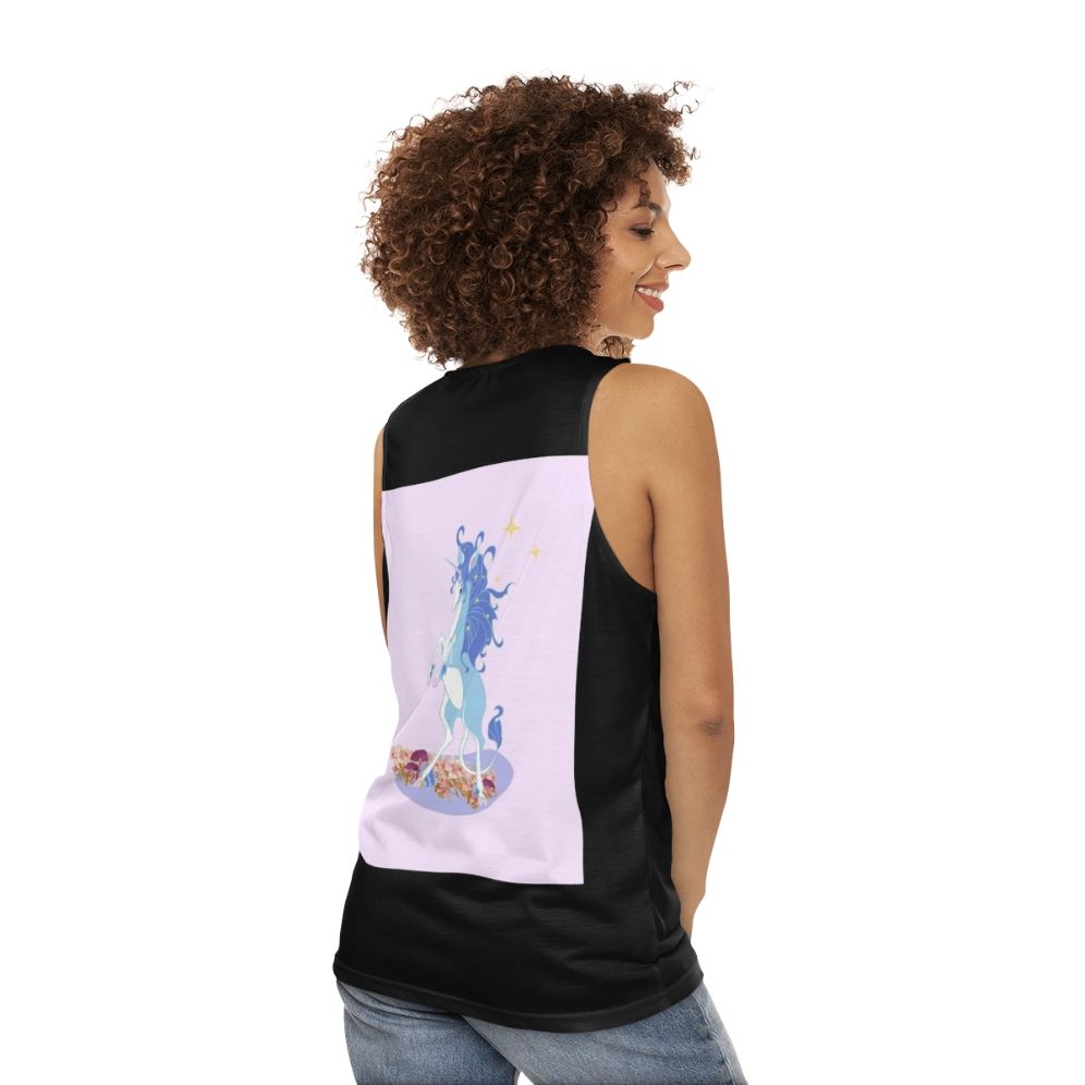 The Last Unicorn Unisex Tank Top - women back