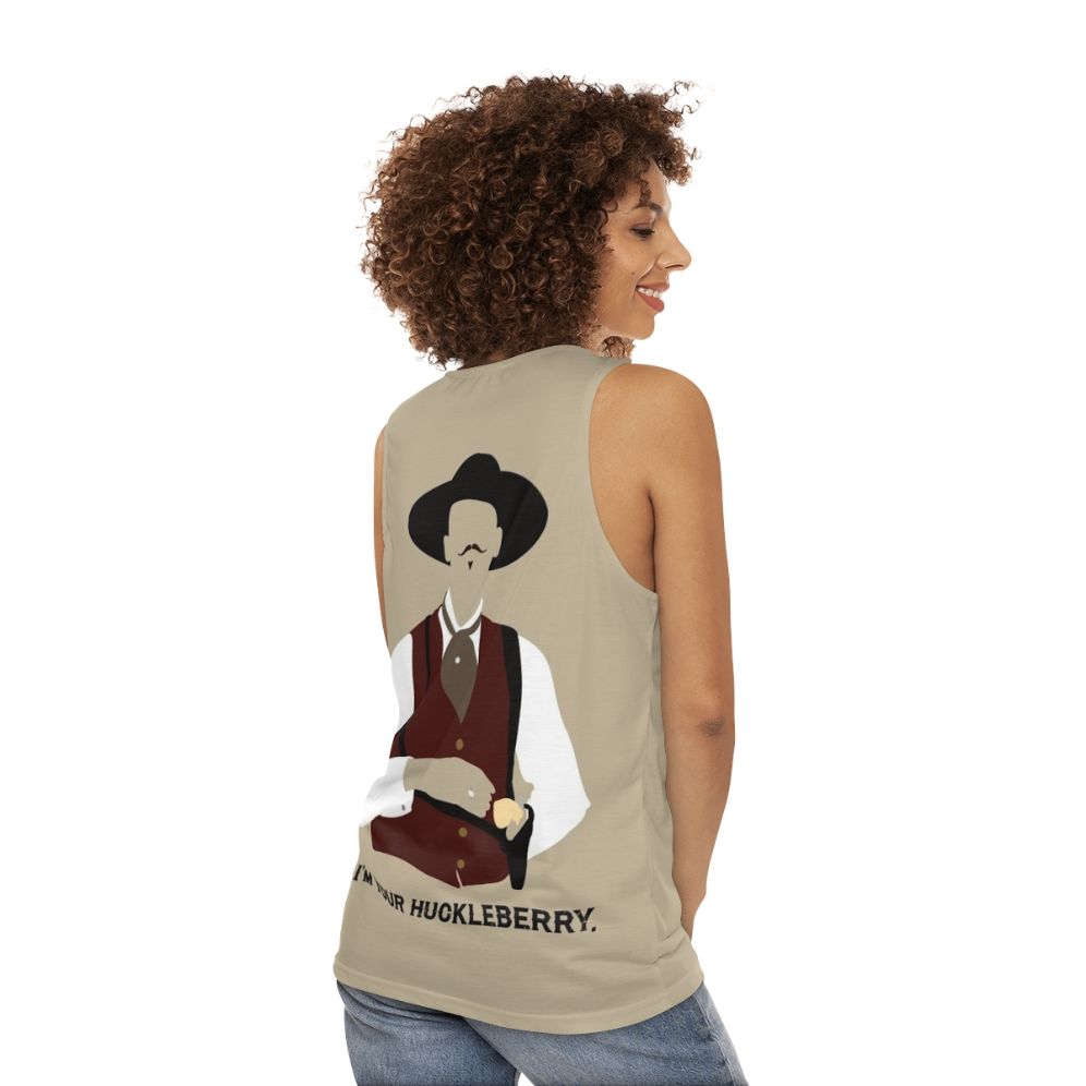 Tombstone "I'm Your Huckleberry" Unisex Tank Top - women back