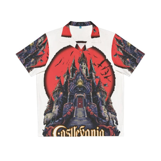 Castlevania Inspired Hawaiian Shirt with Video Game Motif