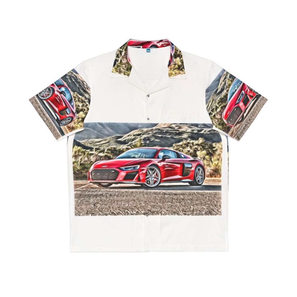 Audi R8 Supercar Hawaiian Shirt