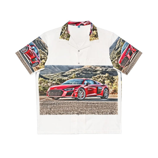 Audi R8 Supercar Hawaiian Shirt