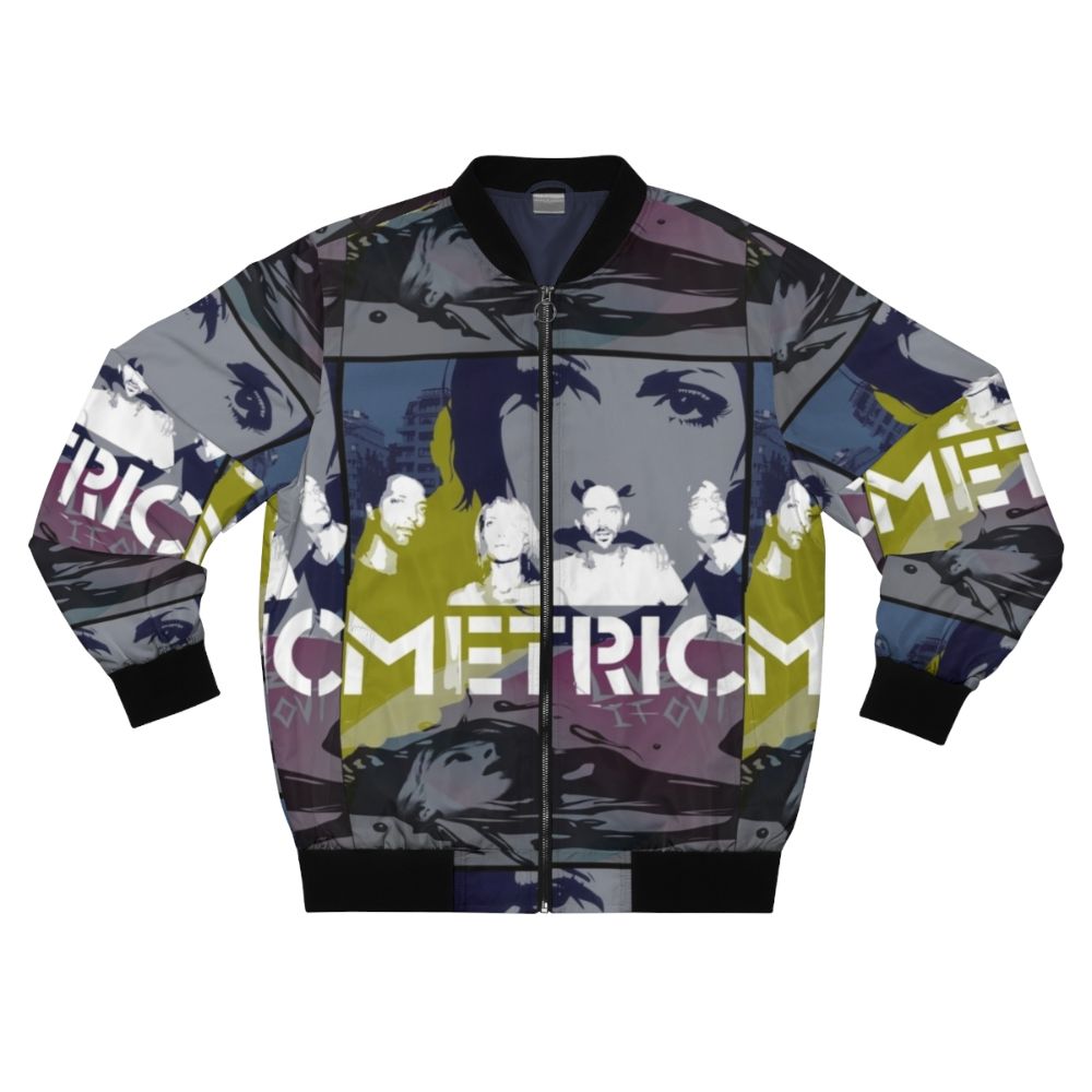 Old World Indie Bomber Jacket with Metric and Emily Haines-inspired design