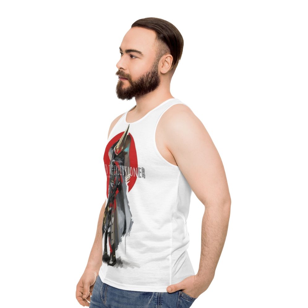 Bloodborne Alfred The Executioner Unisex Tank Top - men side