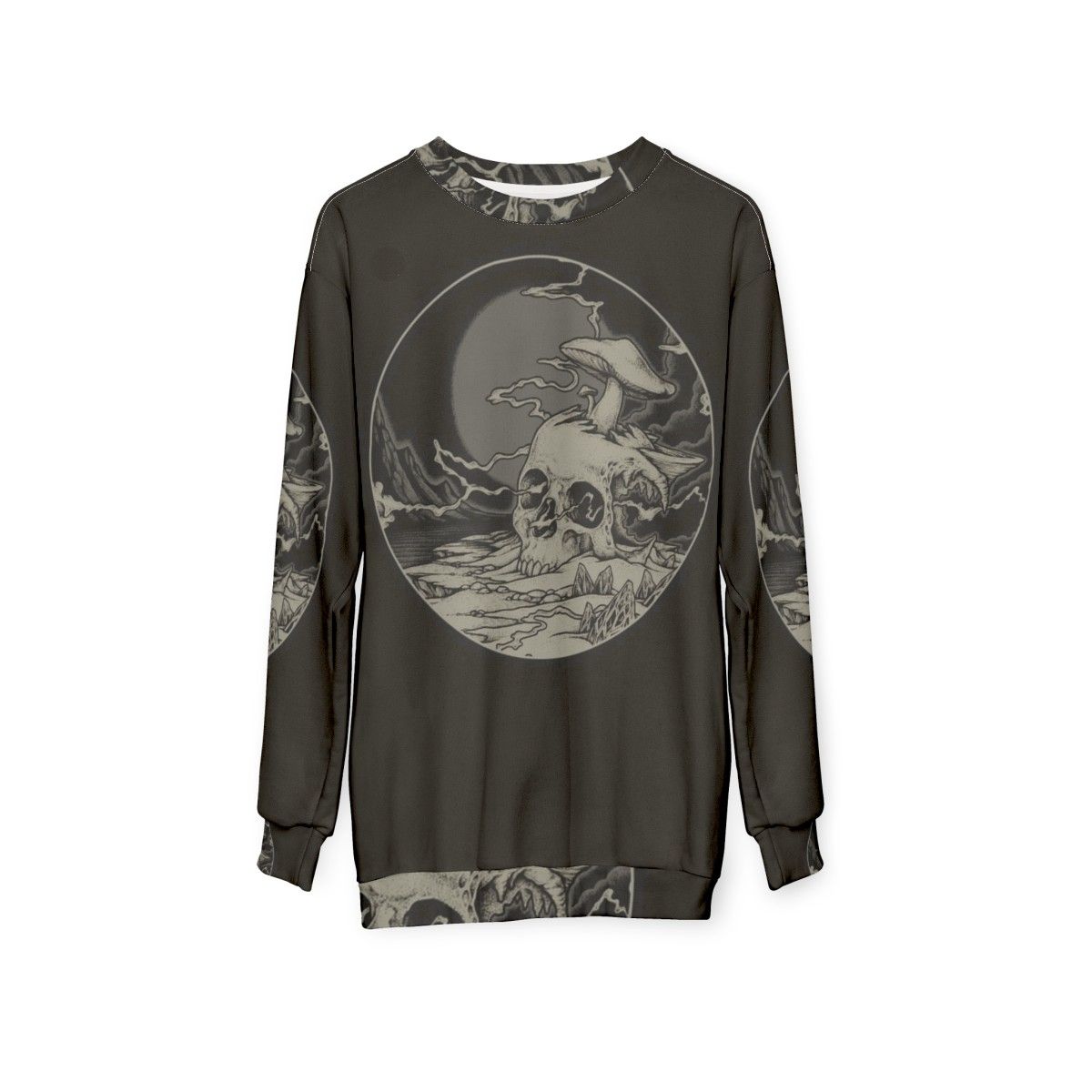 Lost Voyager Psychedelic Cosmic Sweatshirt - hanging