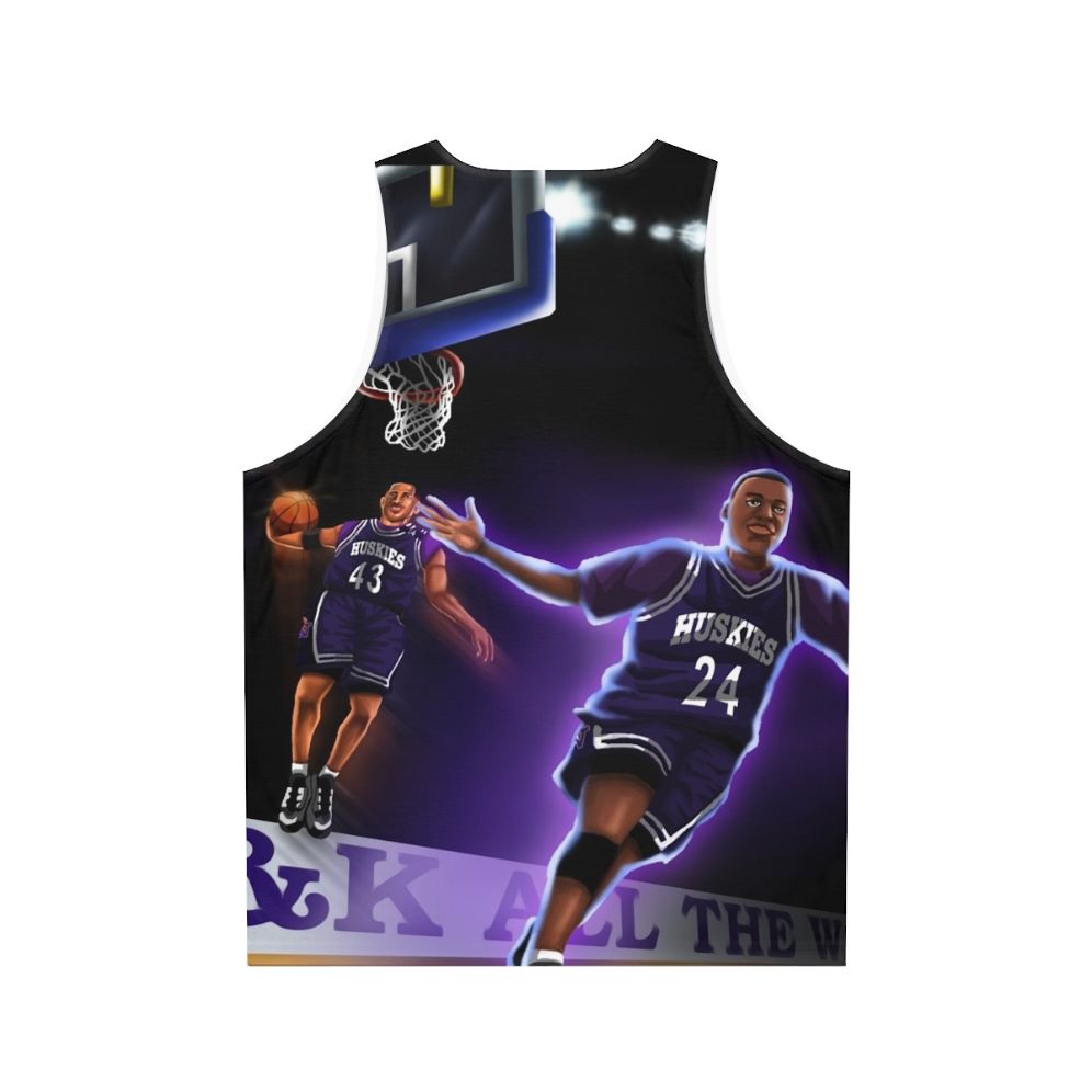 Unisex '90s Basketball Alley Oop Tank Top - Back