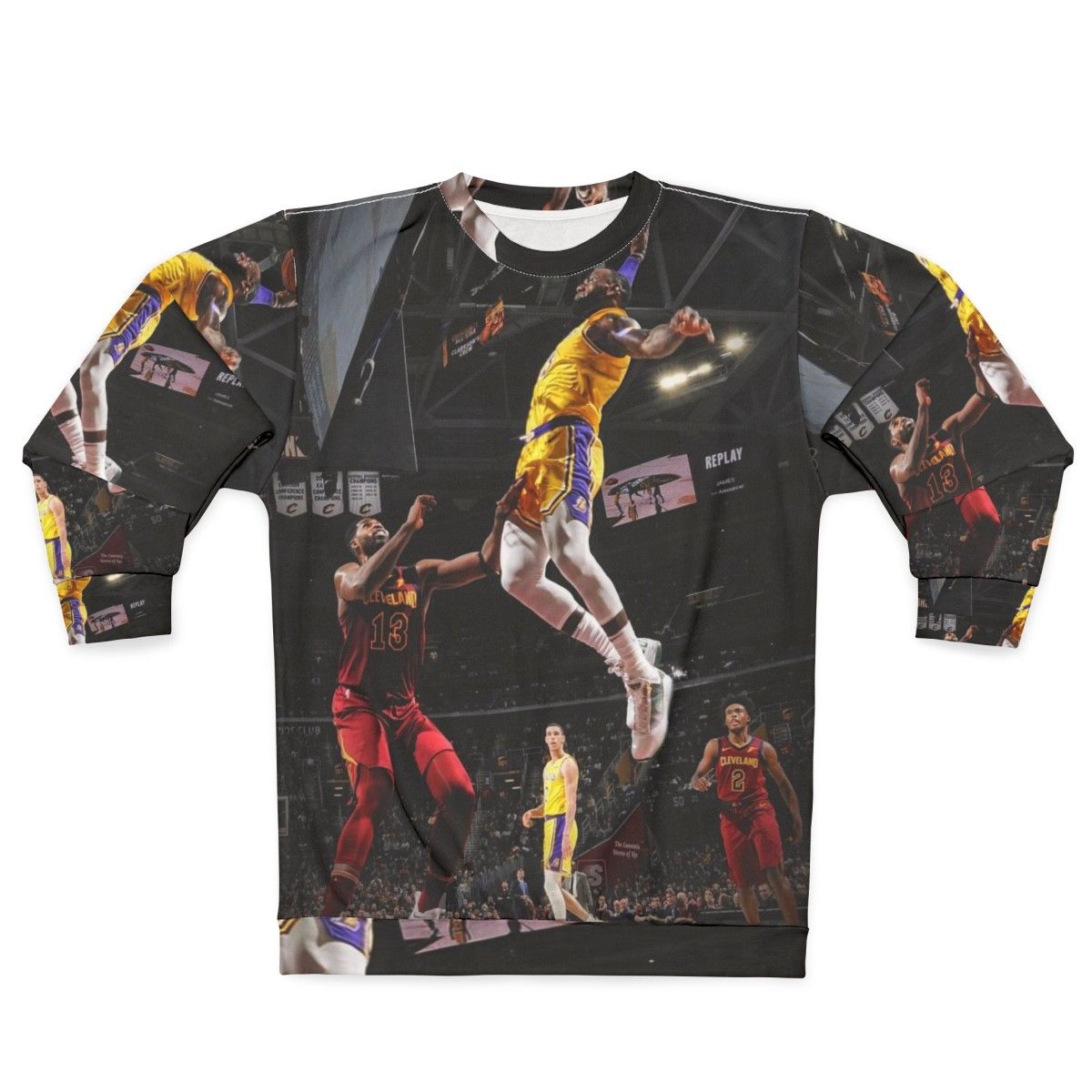 Dunk James High Basketball Sweatshirt