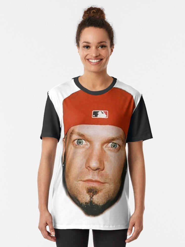 "Fred Durst Limp Bizkit Graphic T-Shirt" - Women