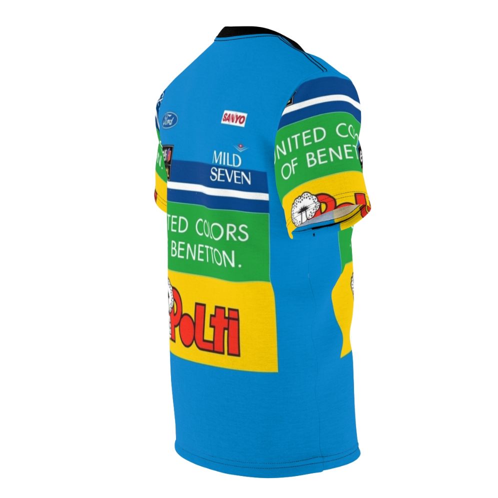 Gp2 Racing Videogame Inspired Benetton Tribute T-Shirt - men right