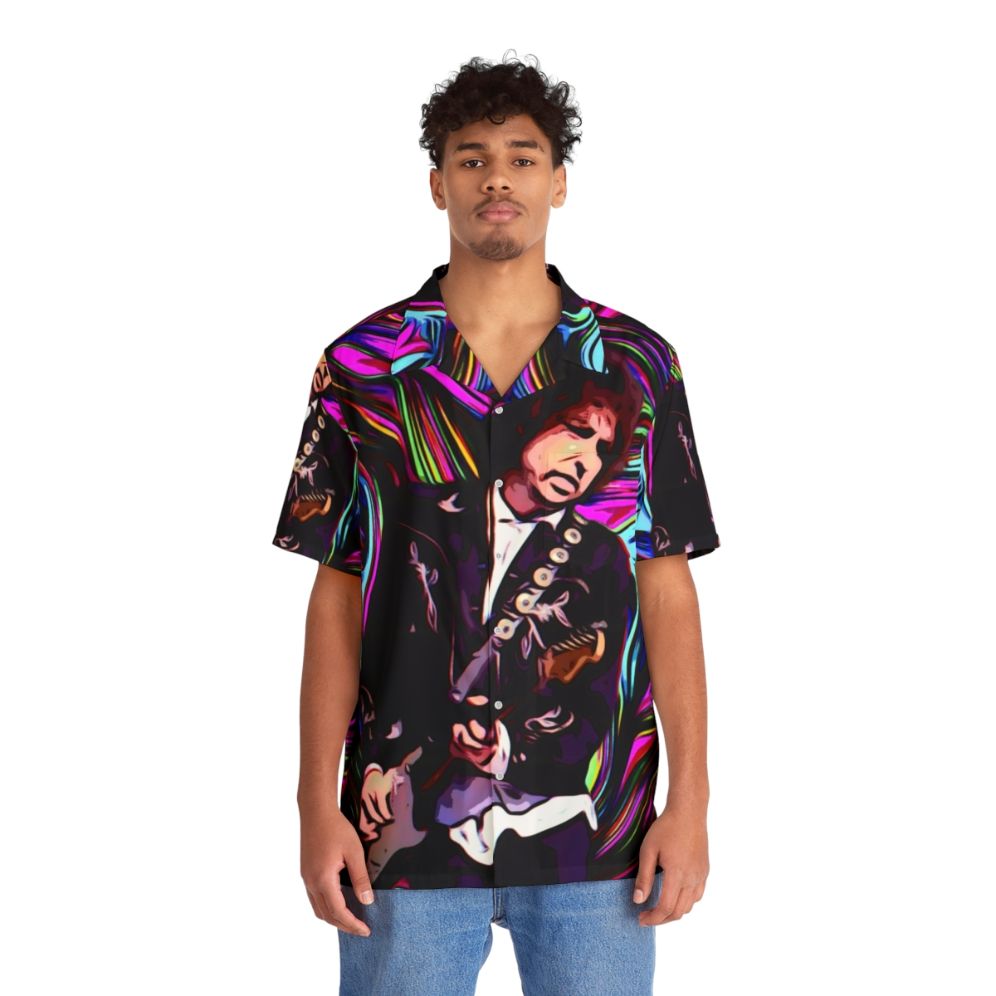 Dylan Hawaiian Shirt - Iconic 60s Music Legend - People Front