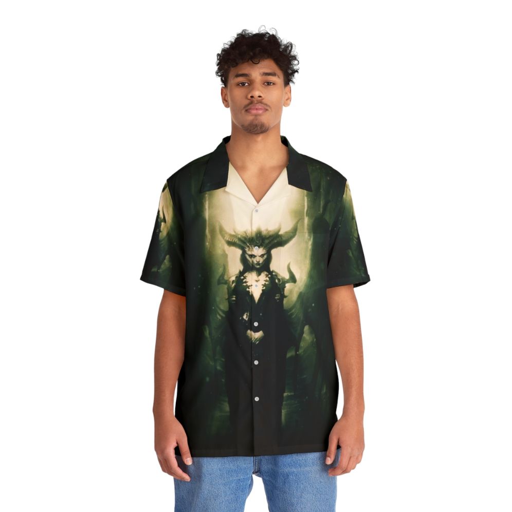 Diablo 4 Lilith Hawaiian Shirt - People Front