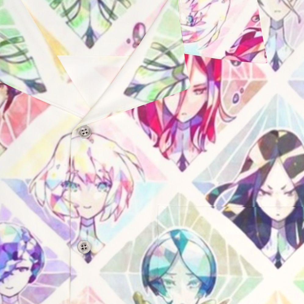 Houseki No Kuni Anime Crystal Hawaiian Shirt - Detail