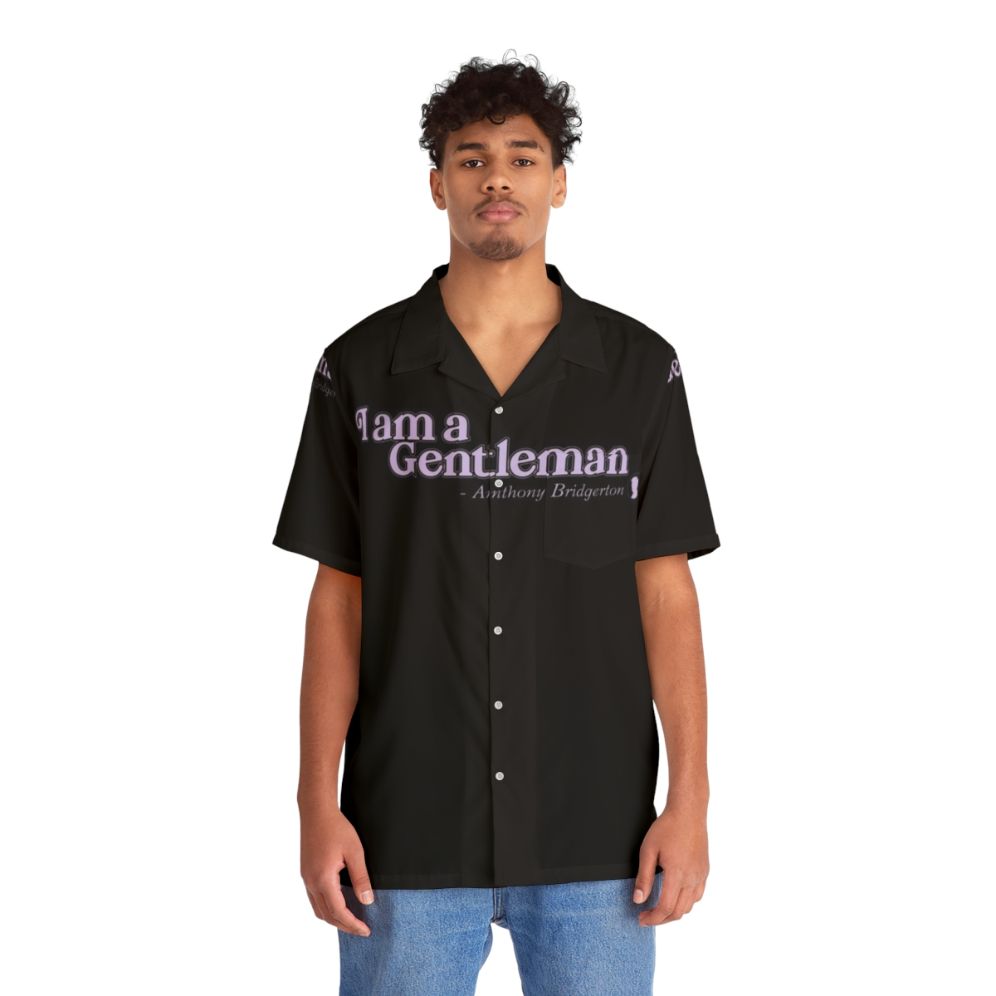 Bridgerton Netflix "I Am A Gentleman" Hawaiian Shirt - People Front