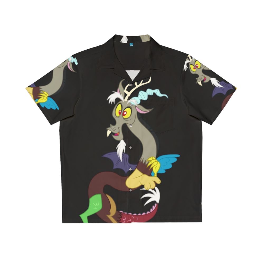 Discord Draconequus Hawaiian Shirt with Colorful Patterns