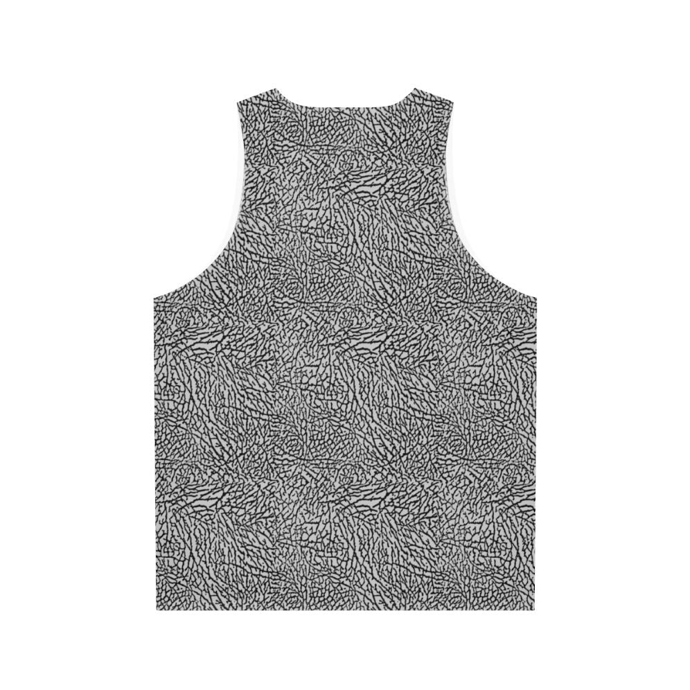 Elephant print unisex tank top - Back