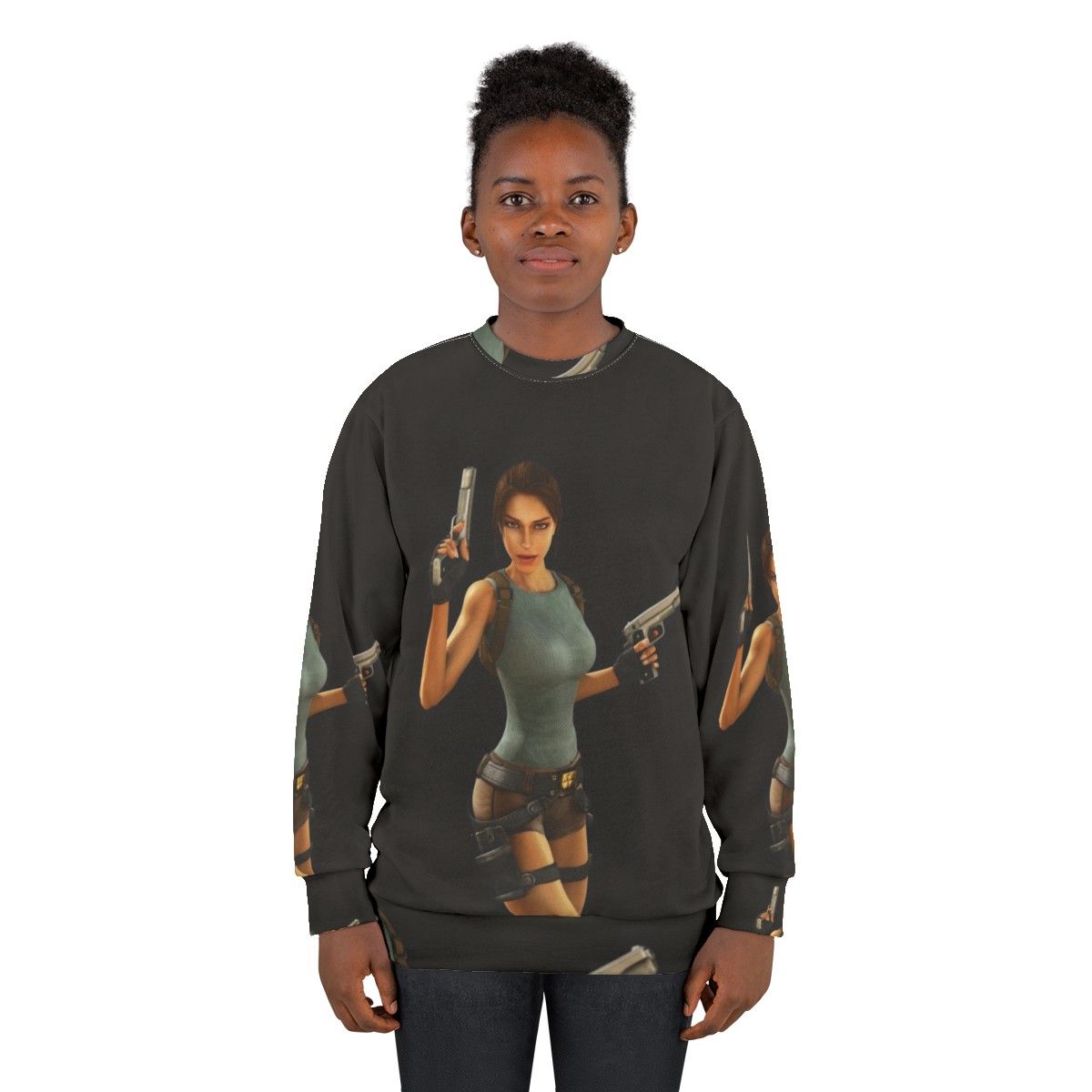 Lara Croft 20th Anniversary Tomb Raider Gaming Sweatshirt - women