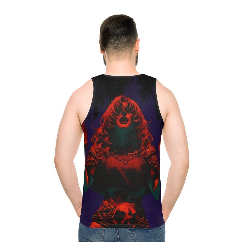 Fire Elemental Unisex Tank Top - men back