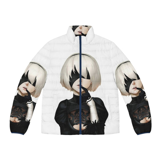 2B puffer jacket inspired by the Nier Automata video game character