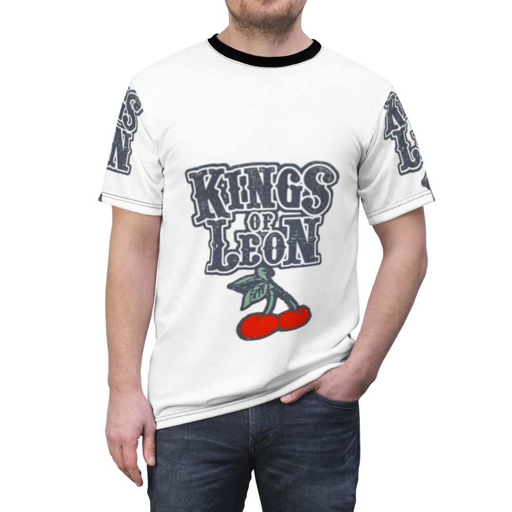 Stylish t-shirt featuring the iconic Kings of Leon logo and artwork, perfect for music fans. - men front