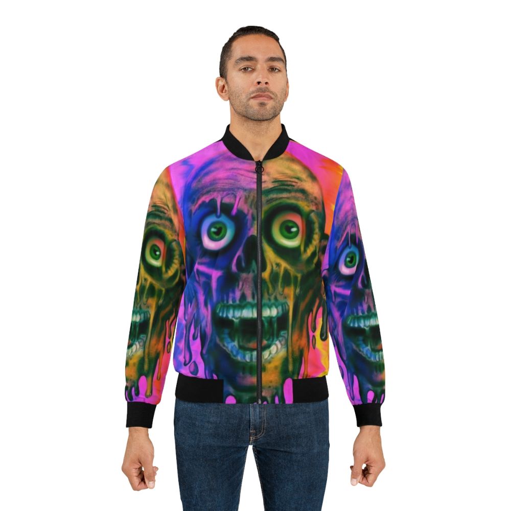 Tar Man Horror Zombie Bomber Jacket - Lifestyle